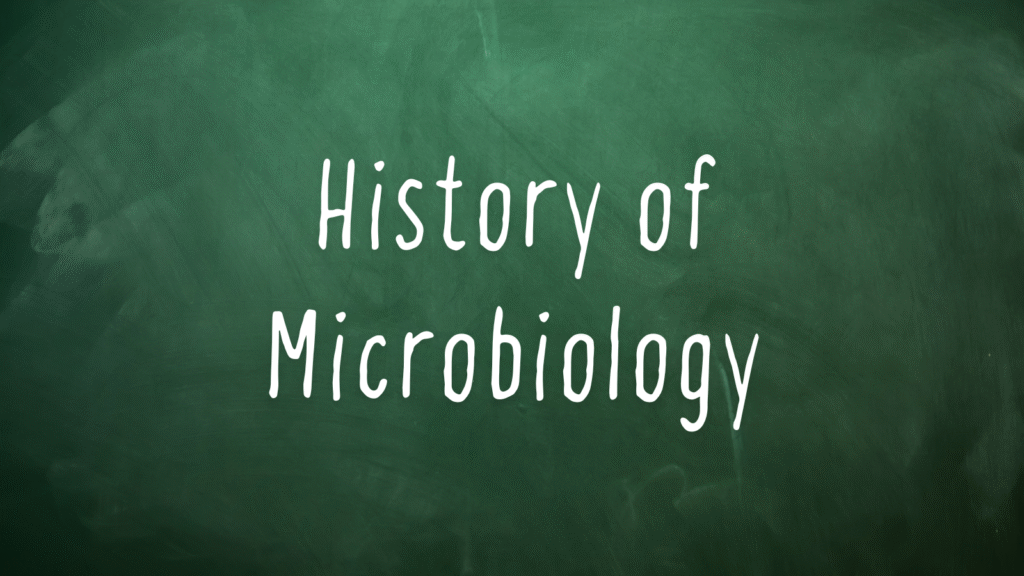 History of Microbiology